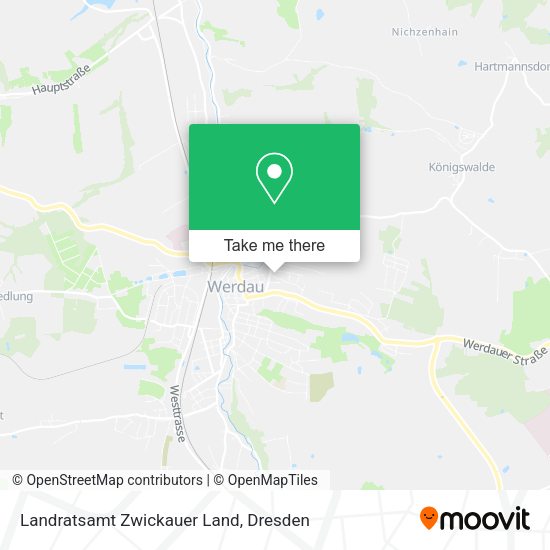 Карта Landratsamt Zwickauer Land