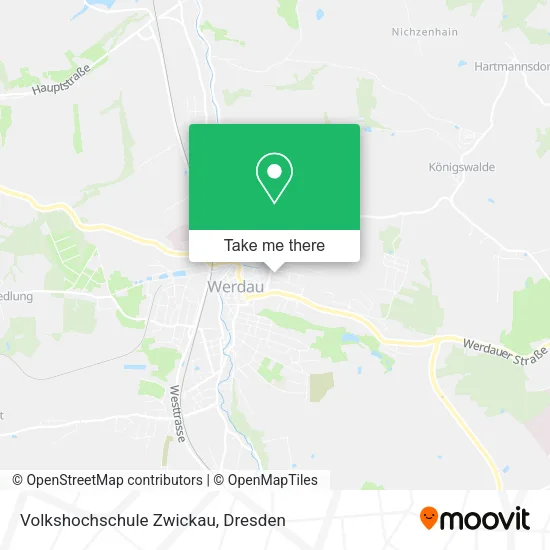 Карта Volkshochschule Zwickau