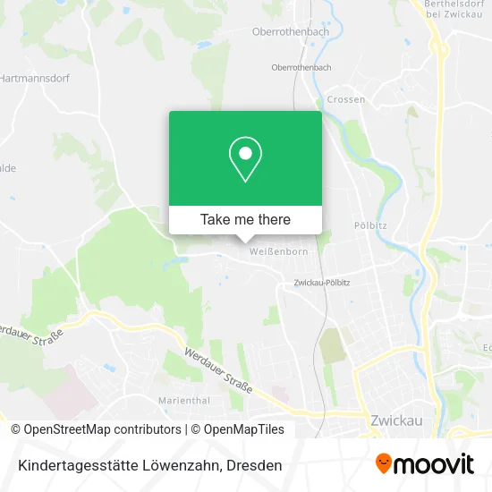 Карта Kindertagesstätte Löwenzahn