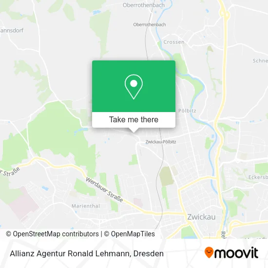 Карта Allianz Agentur Ronald Lehmann