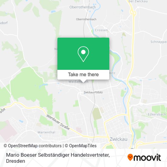 Карта Mario Boeser Selbständiger Handelsvertreter