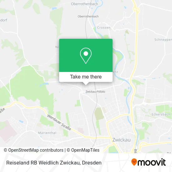 Карта Reiseland RB Weidlich Zwickau