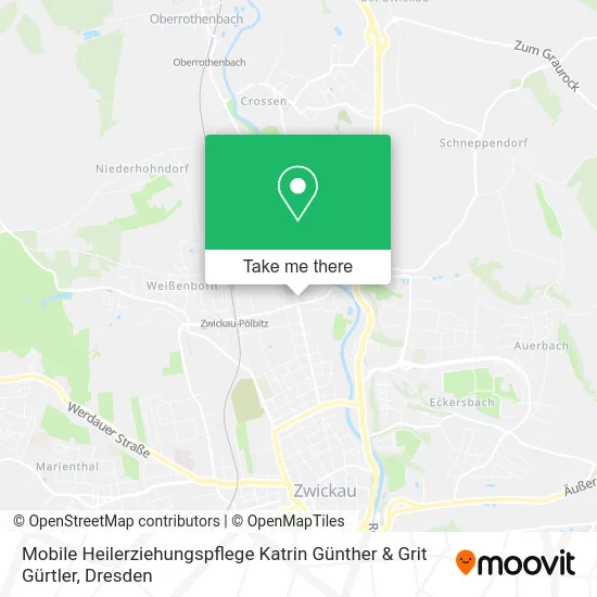 Карта Mobile Heilerziehungspflege Katrin Günther & Grit Gürtler