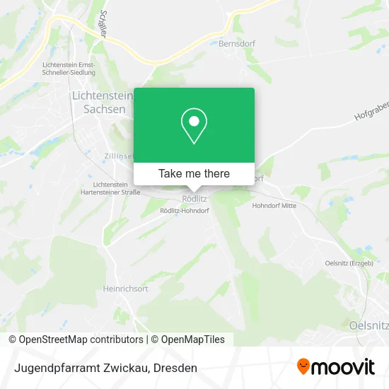 Карта Jugendpfarramt Zwickau