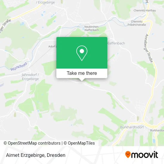 Airnet Erzgebirge map