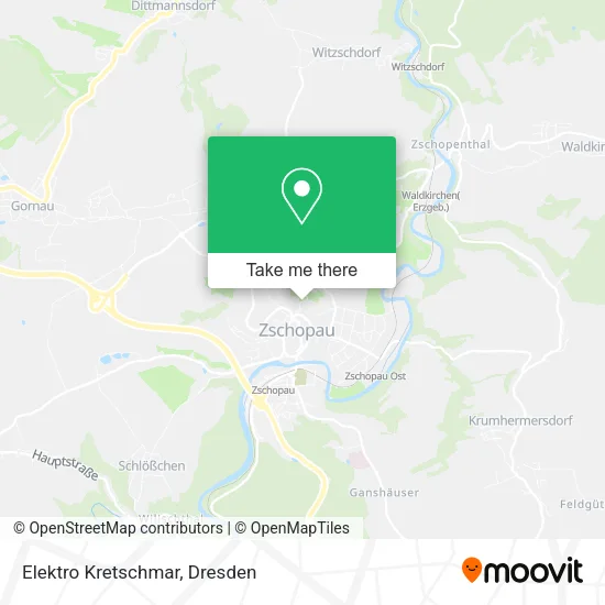 Карта Elektro Kretschmar