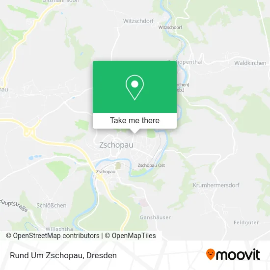 Rund Um Zschopau map