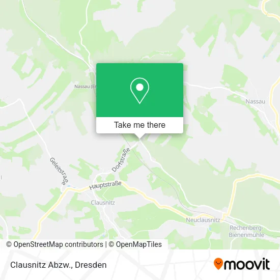 Карта Clausnitz Abzw.