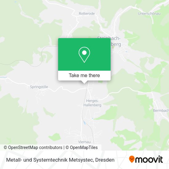 Карта Metall- und Systemtechnik Metsystec