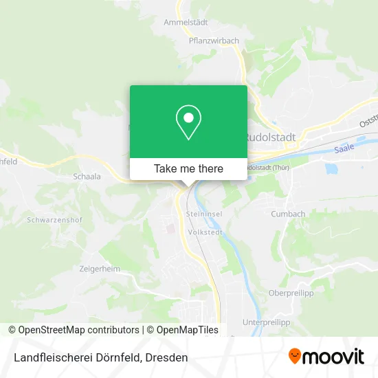 Карта Landfleischerei Dörnfeld
