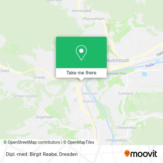 Карта Dipl.-med. Birgit Raabe