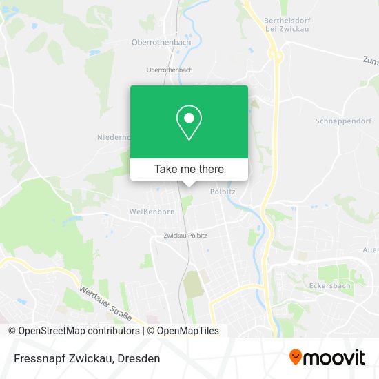 Карта Fressnapf Zwickau