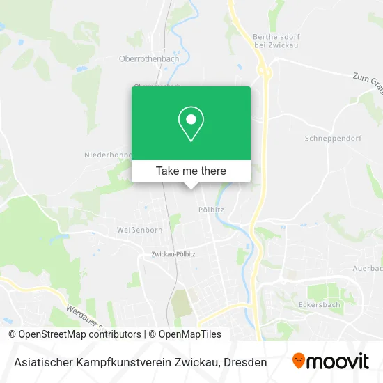 Asiatischer Kampfkunstverein Zwickau map