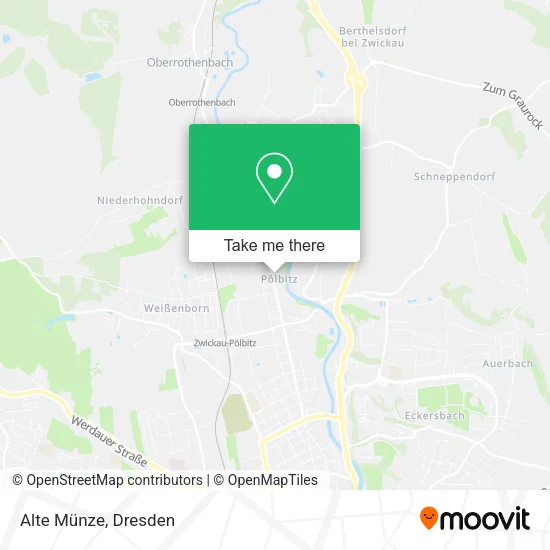 Карта Alte Münze