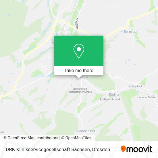 Карта DRK Klinikservicegesellschaft Sachsen