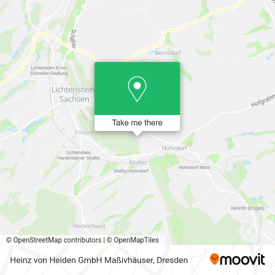 Карта Heinz von Heiden GmbH Maßivhäuser