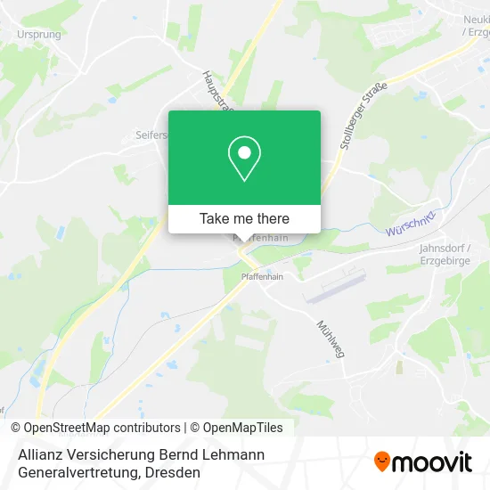 Карта Allianz Versicherung Bernd Lehmann Generalvertretung