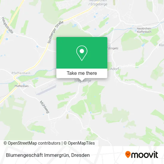 Карта Blumengeschäft Immergrün