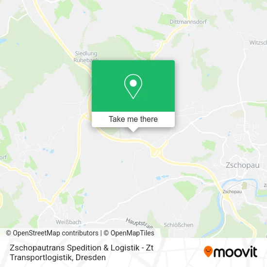 Карта Zschopautrans Spedition & Logistik - Zt Transportlogistik