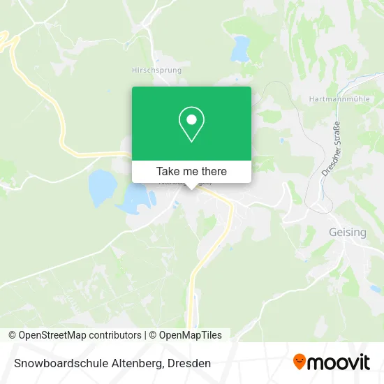 Карта Snowboardschule Altenberg