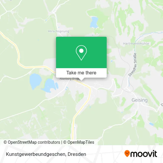 Карта Kunstgewerbeundgeschen