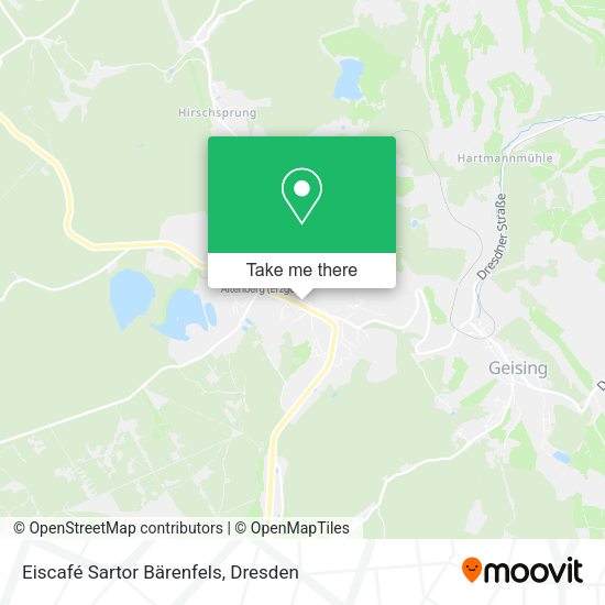 Карта Eiscafé Sartor Bärenfels