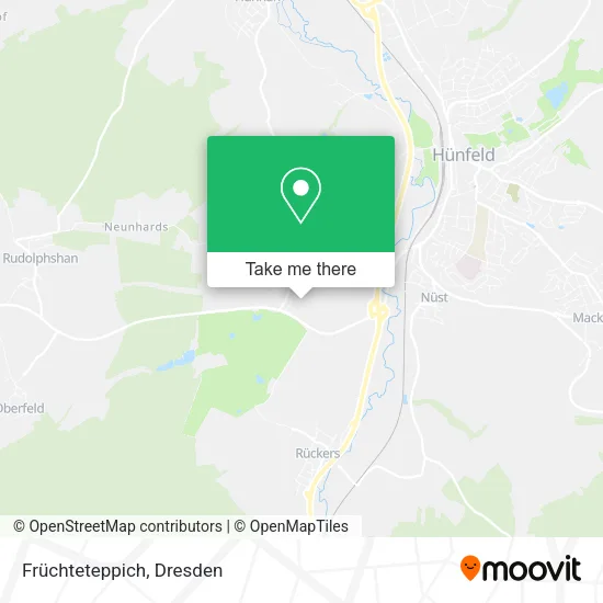 Карта Früchteteppich
