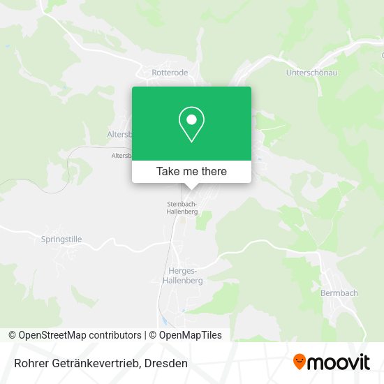 Карта Rohrer Getränkevertrieb