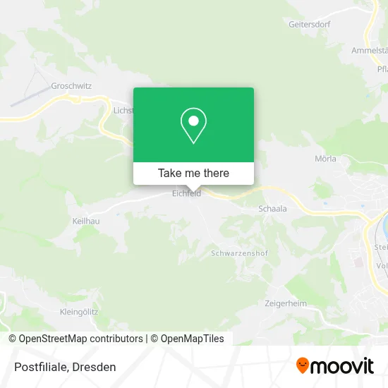 Postfiliale map