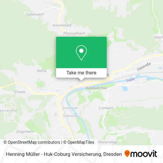 Карта Henning Müller - Huk-Coburg Versicherung
