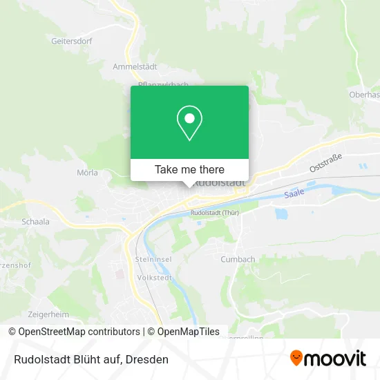 Карта Rudolstadt Blüht auf
