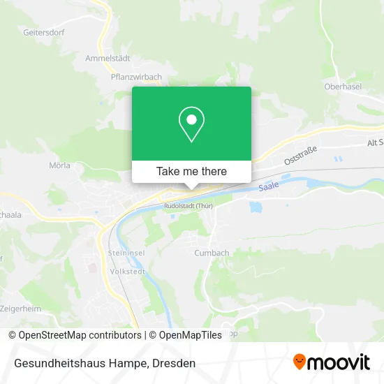 Карта Gesundheitshaus Hampe
