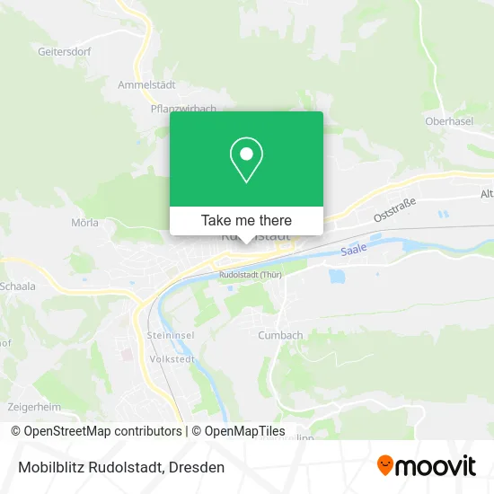 Карта Mobilblitz Rudolstadt