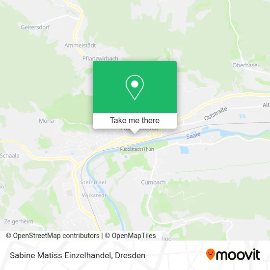 Карта Sabine Matiss Einzelhandel