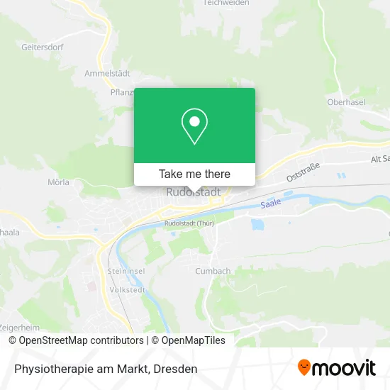 Карта Physiotherapie am Markt
