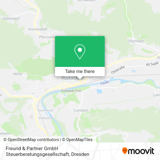 Карта Freund & Partner GmbH Steuerberatungsgesellschaft