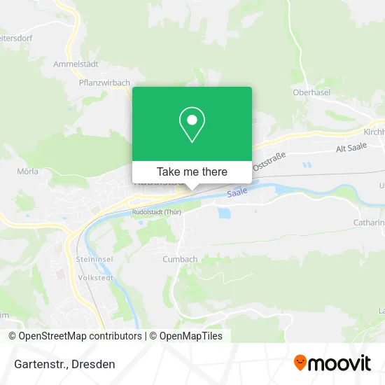 Карта Gartenstr.