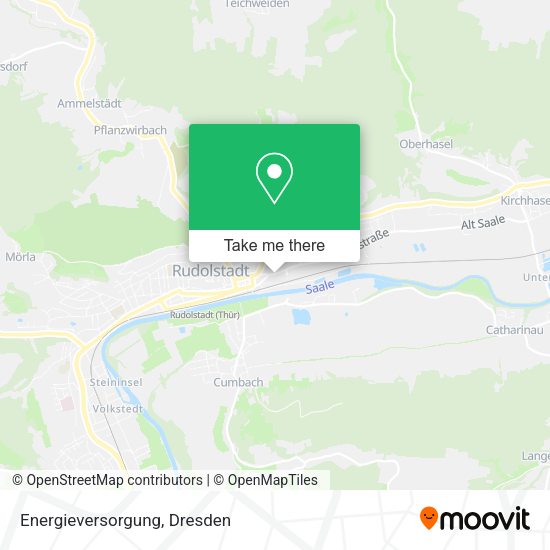 Карта Energieversorgung