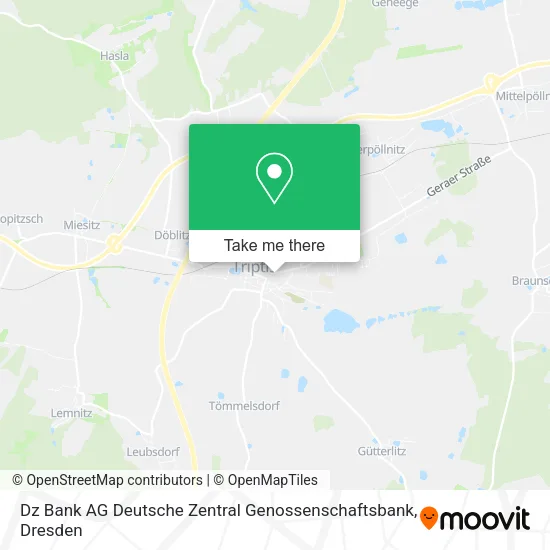 Карта Dz Bank AG Deutsche Zentral Genossenschaftsbank