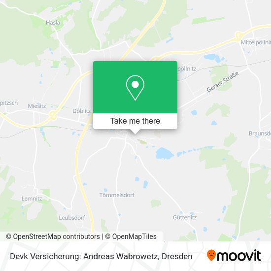 Карта Devk Versicherung: Andreas Wabrowetz