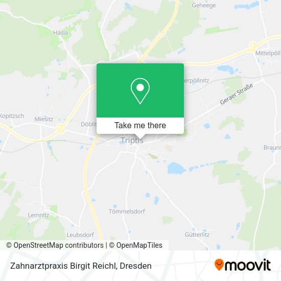 Карта Zahnarztpraxis Birgit Reichl