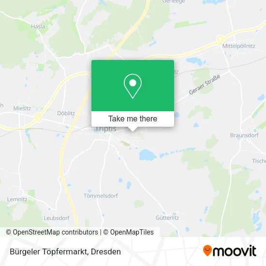 Bürgeler Töpfermarkt map