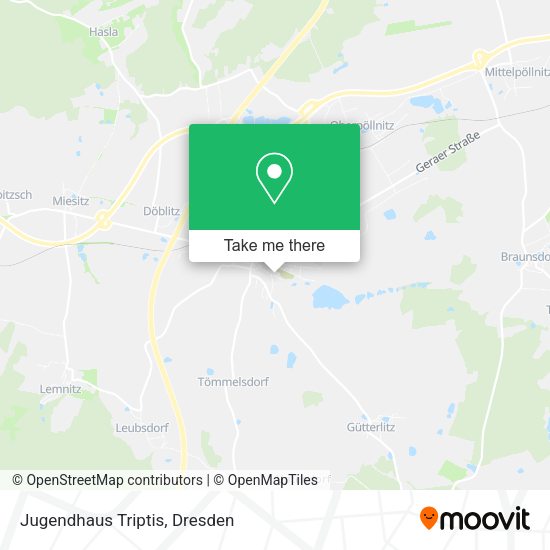 Карта Jugendhaus Triptis