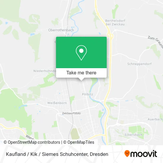 Карта Kaufland / Kik / Siemes Schuhcenter