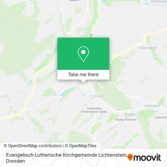 Карта Evangelisch-Lutherische Kirchgemeinde Lichtenstein