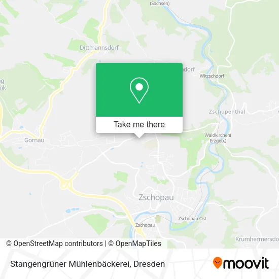 Карта Stangengrüner Mühlenbäckerei