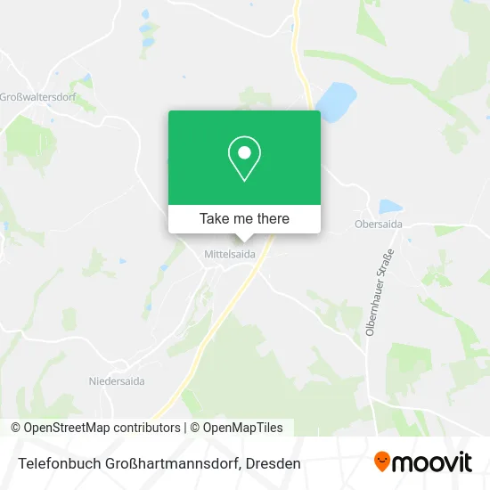 Карта Telefonbuch Großhartmannsdorf