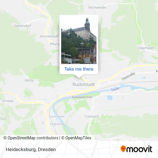 Карта Heidecksburg