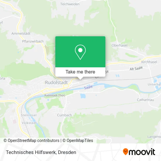 Карта Technisches Hilfswerk
