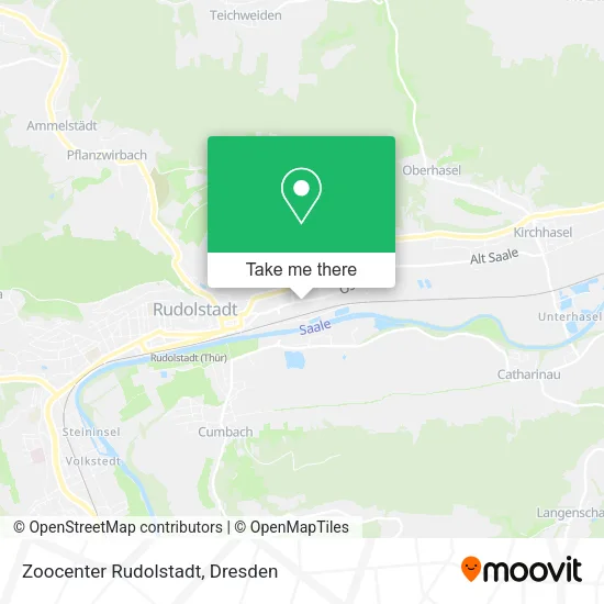 Карта Zoocenter Rudolstadt